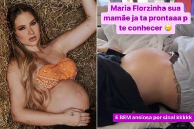 Grávida, Virgínia fala sobre ansiedade de ver rosto da filha: 'Pronta para te conhecer'