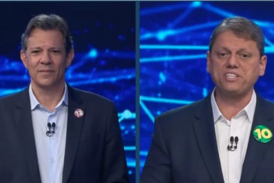 Ipec: Tarcísio tem 52% dos votos e Haddad tem 48% em SP