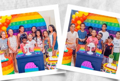 Crianças participam de confraternização no CRAS de Japuíba