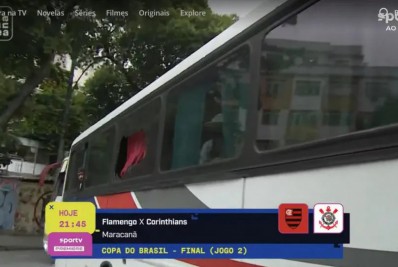 Ônibus com torcedores do Corinthians são apedrejados na chegada ao Rio de Janeiro para final