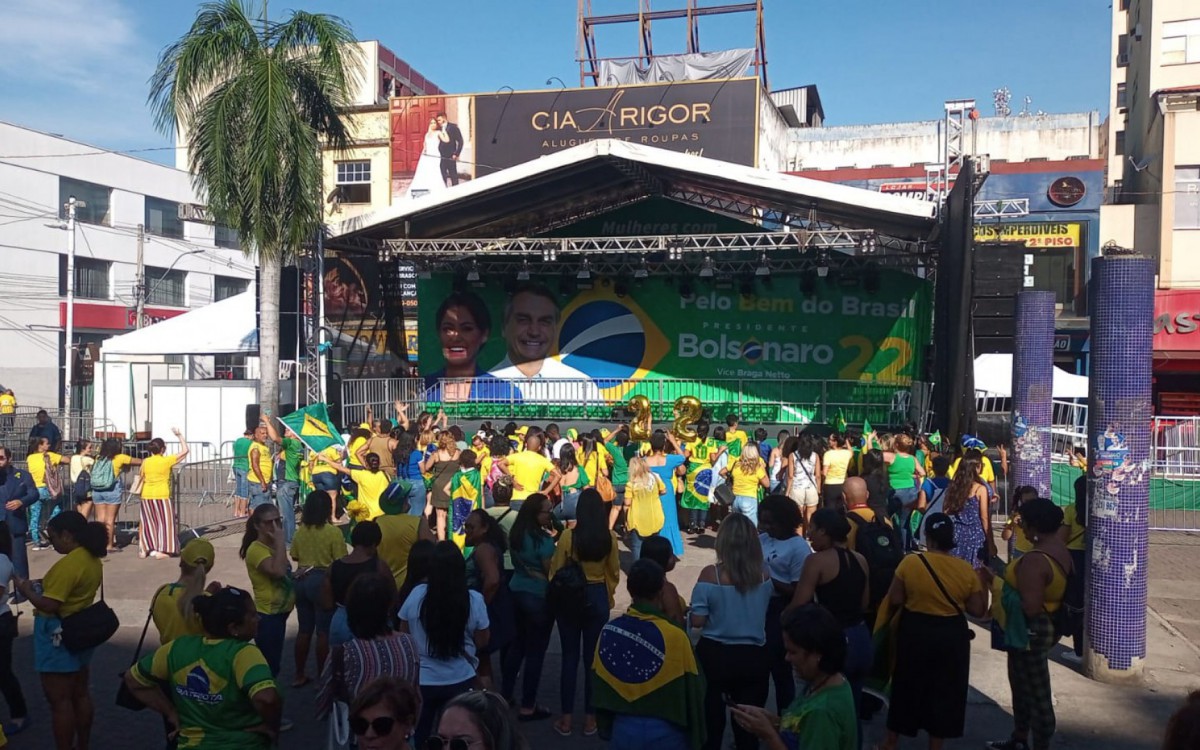 Michelle Bolsonaro participou, nesta quinta (20), de uma série de eventos no Rio de Janeiro - Carlos Leal