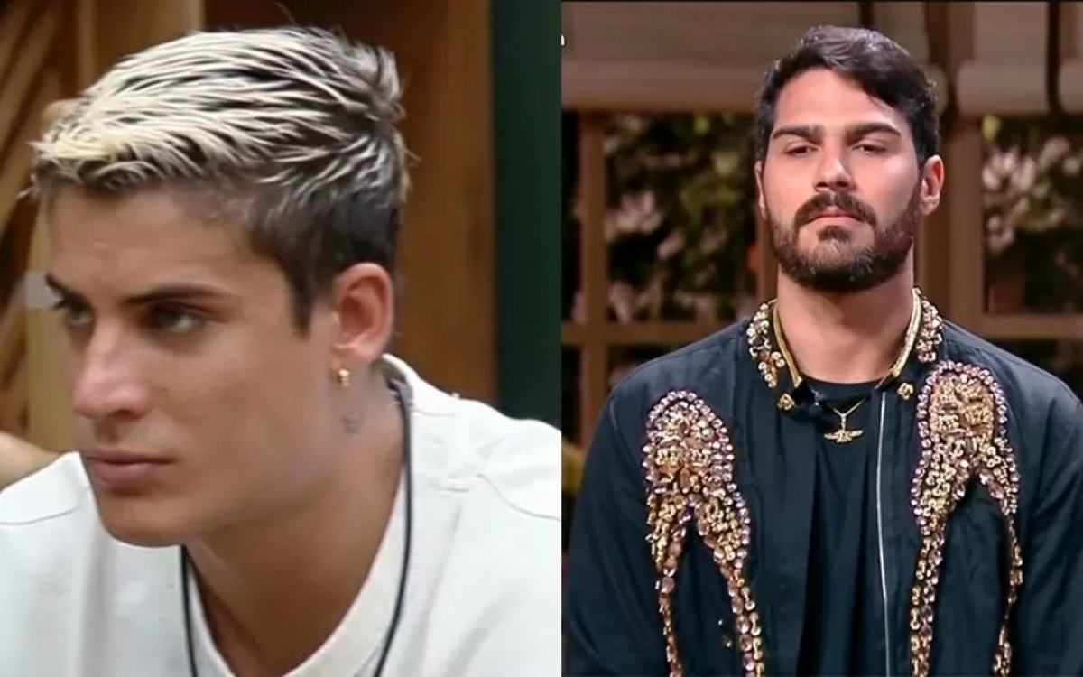 Tiago Ramos e Shayan Haghbin foram expulsos de 'A Fazenda 14' - fotos Reprodução 