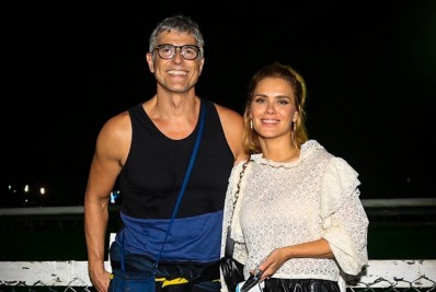 Reynaldo Gianecchini e Carolina Dieckmann se reencontram em estreia de peça no Rio