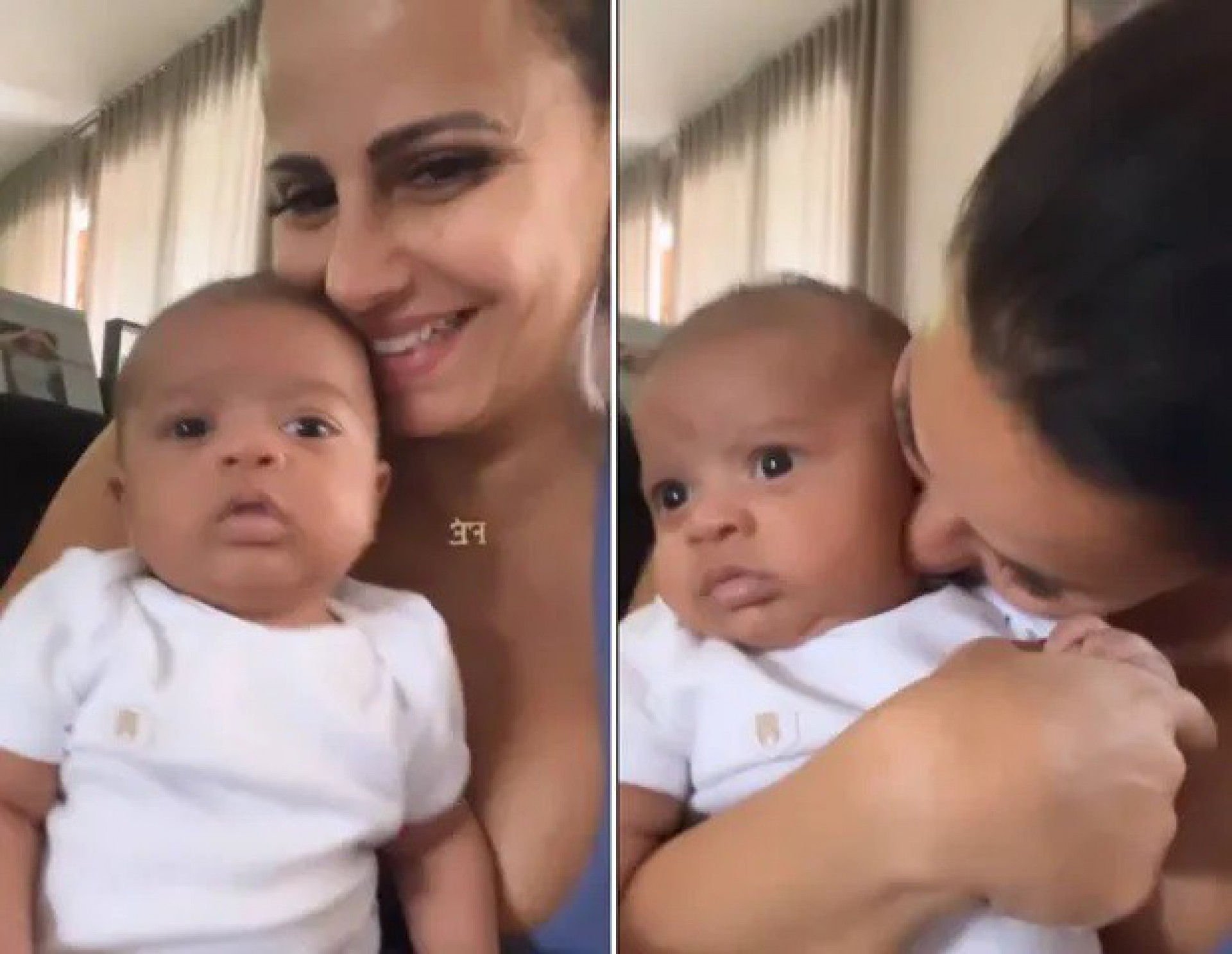 Viviane Araújo registra momento fofo com filho Dou muito cheiro MH Celebridades e TV