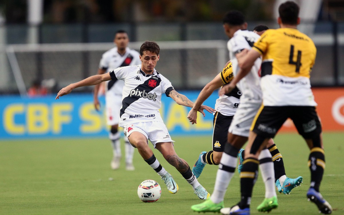 Partida entre Vasco da Gama x Criciuma no estadio Sao Januario pelo 36a rodada do Campeonato Brasileiro B em 22 de outubro de 2022.