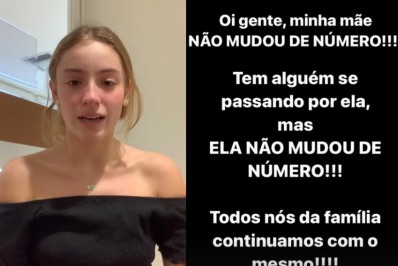 Filha de Susana Naspolini faz alerta sobre tentativa de golpe e pede orações 
