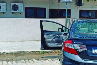 Veículo com placa adulterada foi apreendido em Búzios pela Guarda Municipal 