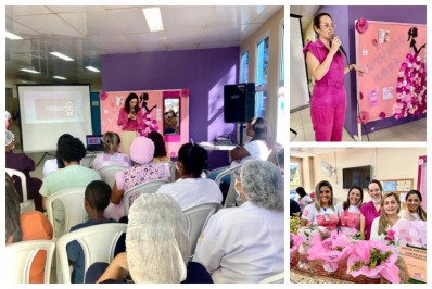 ‘Outubro Rosa’ no Hospital Municipal Rodolpho Perissé reforça conscientização para prevenção ao câncer de mama em Búzios