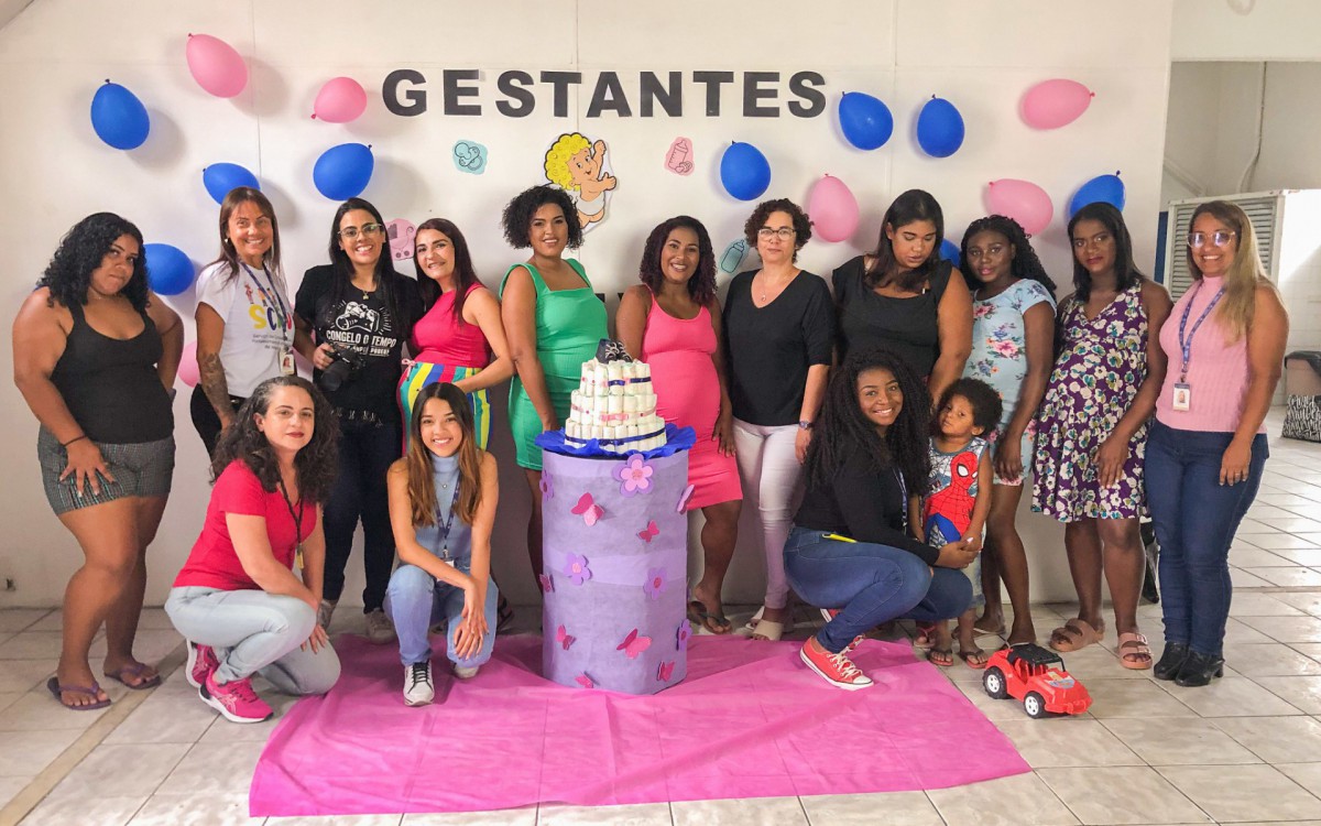 Gestantes do Servi&ccedil;o de Conviv&ecirc;ncia e Fortalecimento de V&iacute;nculos de Mesquita