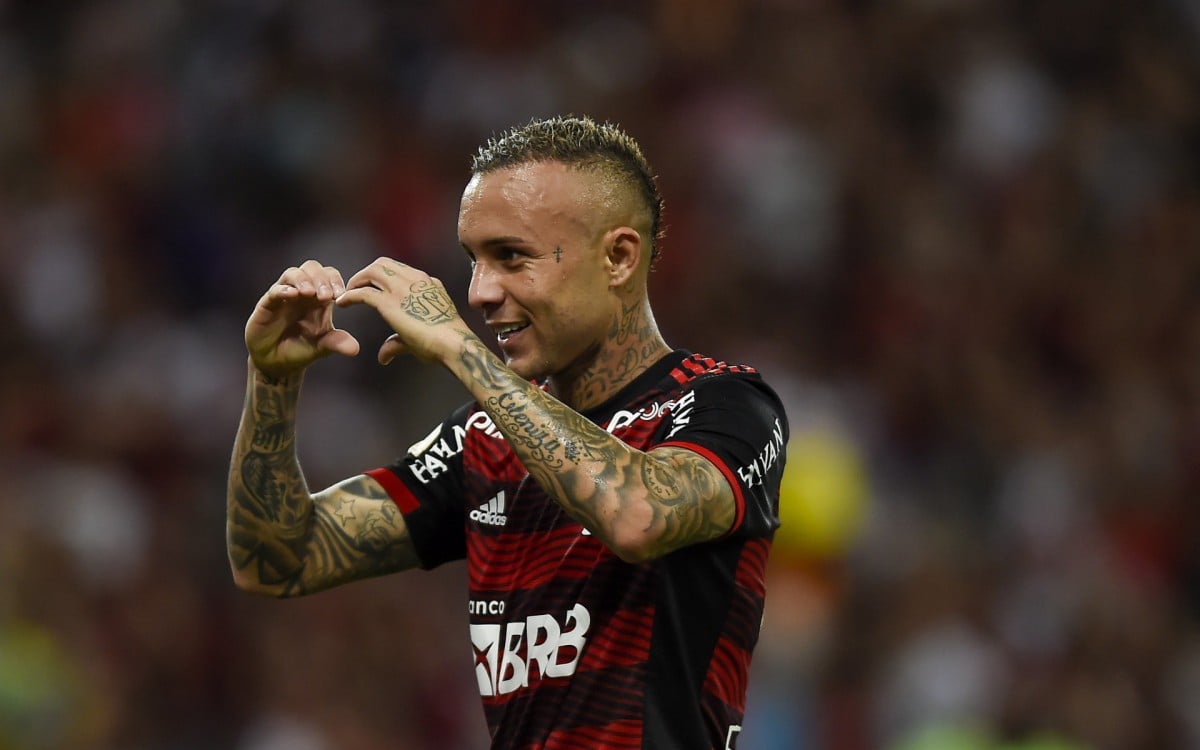 Everton Cebolinha, atacante do Flamengo