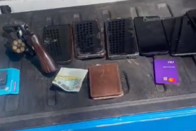 Dupla é presa após roubar estabelecimento comercial na Vila Emil, em Mesquita