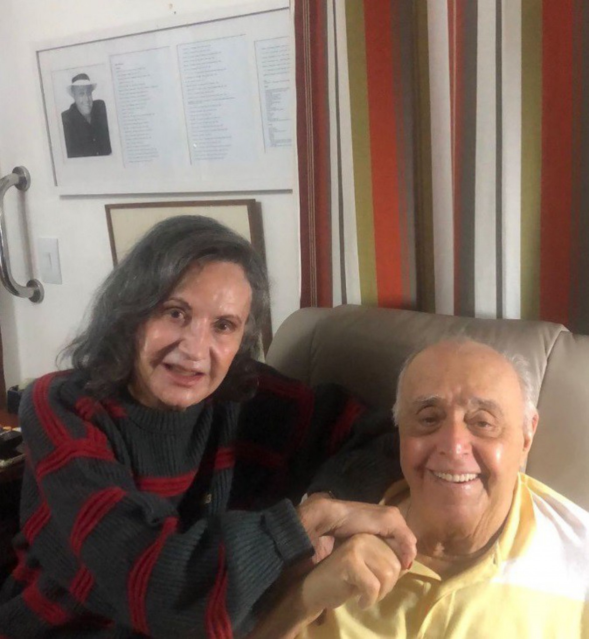Rosamaria Murtinho e o marido, Mauro Mendonça  - Reprodução do Instagram