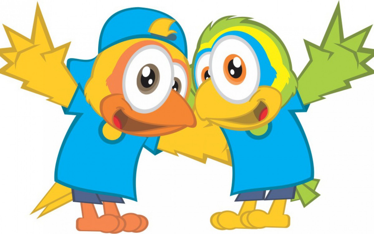 A dupla de p&aacute;ssaros Manos Get&uacute;lio (papagaio e can&aacute;rio) est&atilde;o na disputa popular