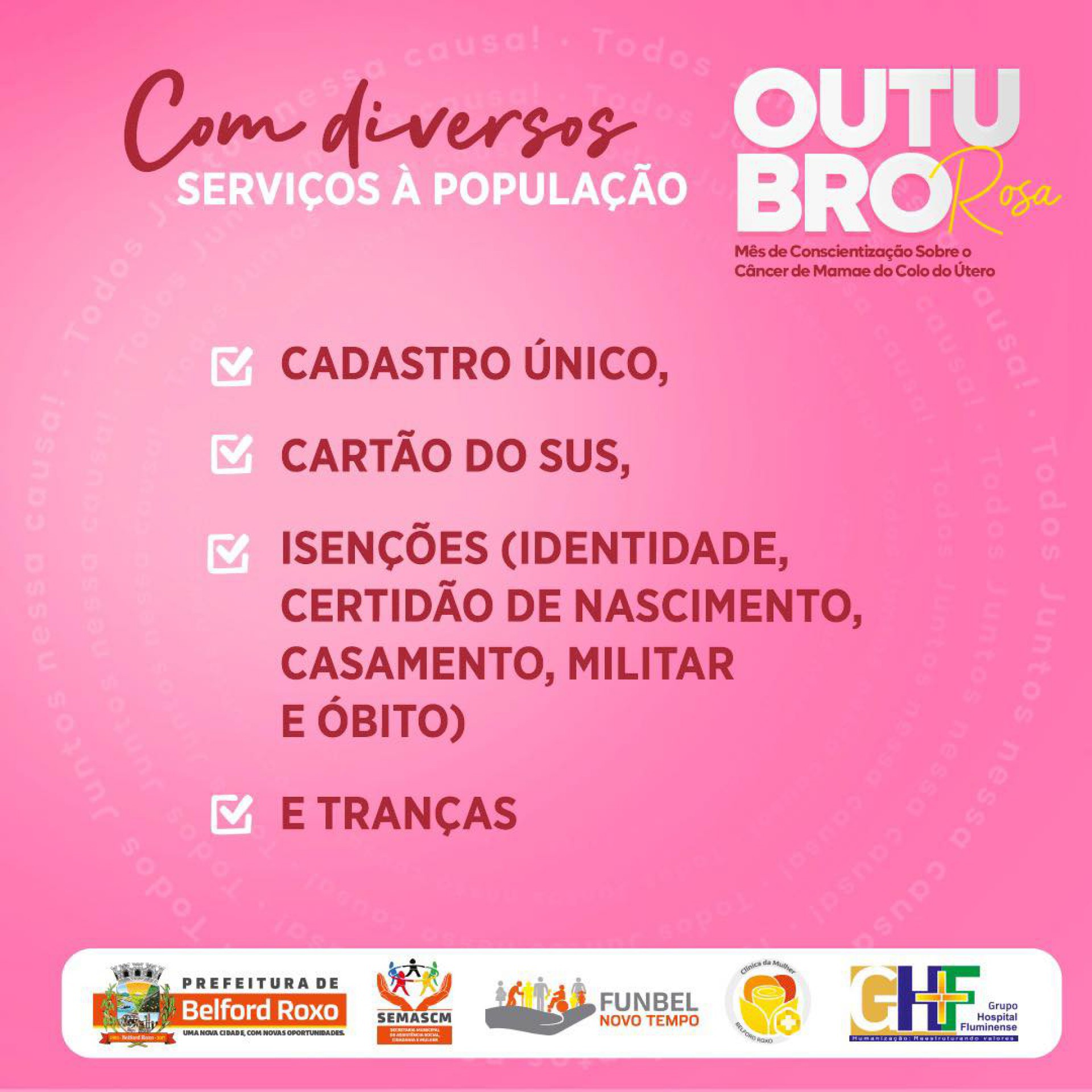 Diversos servi&ccedil;os ser&atilde;o disponibilizados gratuitamente para os moradores  - Divulga&ccedil;&atilde;o