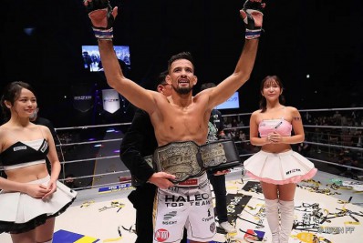 Brasileiro brilha e conquista cinturão em evento de MMA no Japão