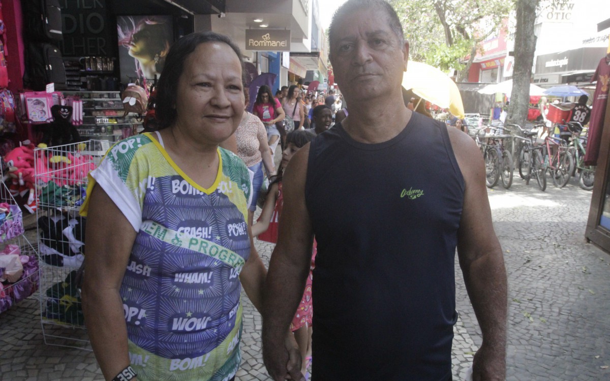 O casal Itamar e Ronilda Almeida