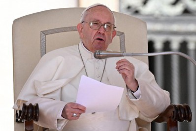 'Peço a Nossa Senhora Aparecida que livre o povo brasileiro do ódio', diz papa Francisco