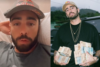 Pedro Scooby rebate críticas por foto com bolos de dinheiro: 'Não é pecado ser rico'