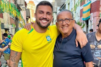 Arthur Picoli faz mistério sobre gravação com Galvão Bueno: 'Reviravolta na minha vida'