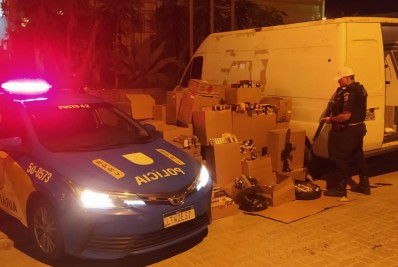 BPRv frusta roubo de carga de cigarros e prende suspeito em Araruama