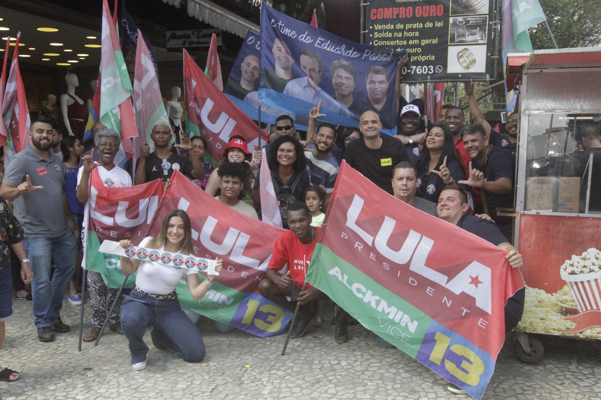 Pauta Especial Elei&ccedil;&atilde;o 2022 - Cal&ccedil;ada de Campo Grande. - Marcos Porto/Agencia O Dia