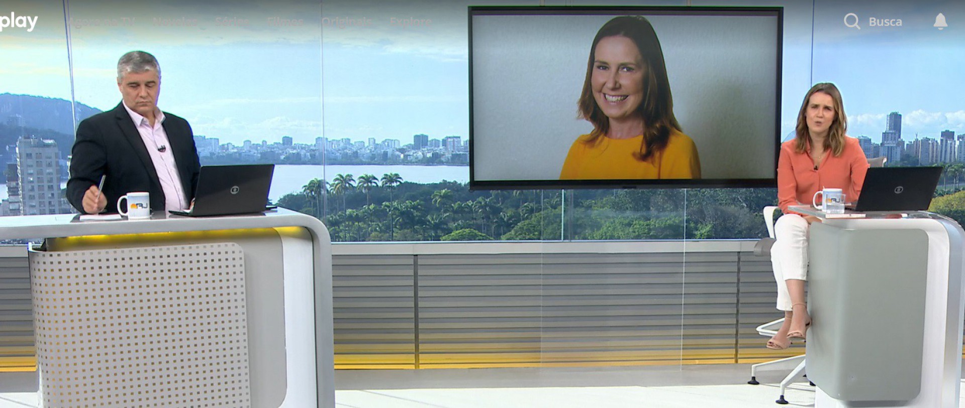 Fl&aacute;vio Fachel e Silvana Ramiro se emocionam ao falar sobre Susana Naspolini no 'Bom Dia Rio' - Reprodu&ccedil;&atilde;o