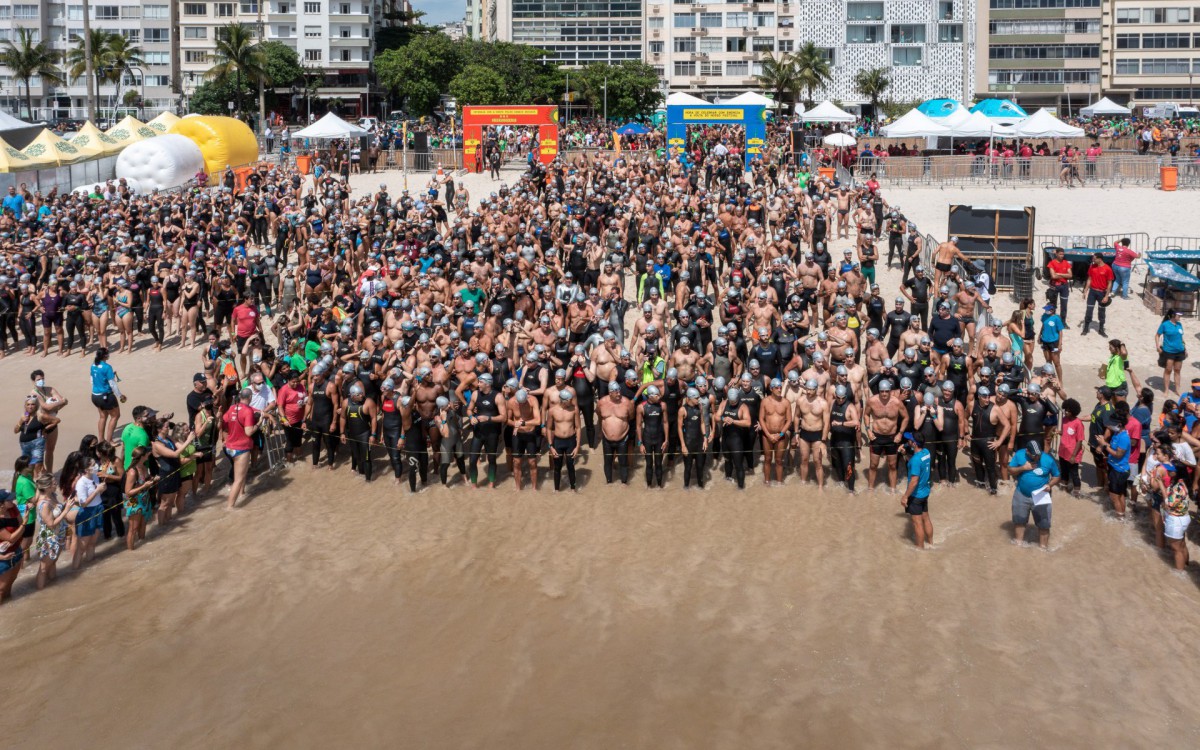 O evento reúne milhares de participantes em Copacabana - MTVZ Images