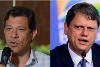 Datafolha: Tarcísio tem 53% dos votos e Haddad tem 47% em SP