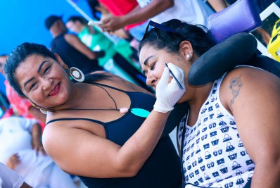 Ação Social no Mercado Popular de Nilópolis contou com grande presença de público