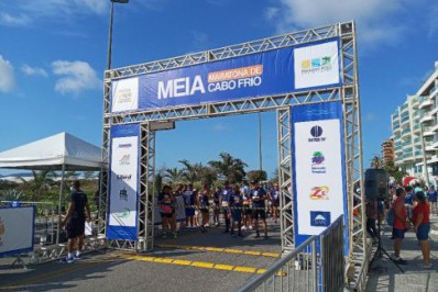 Inscrições para a Meia Maratona de Cabo Frio seguem até 4 de novembro
