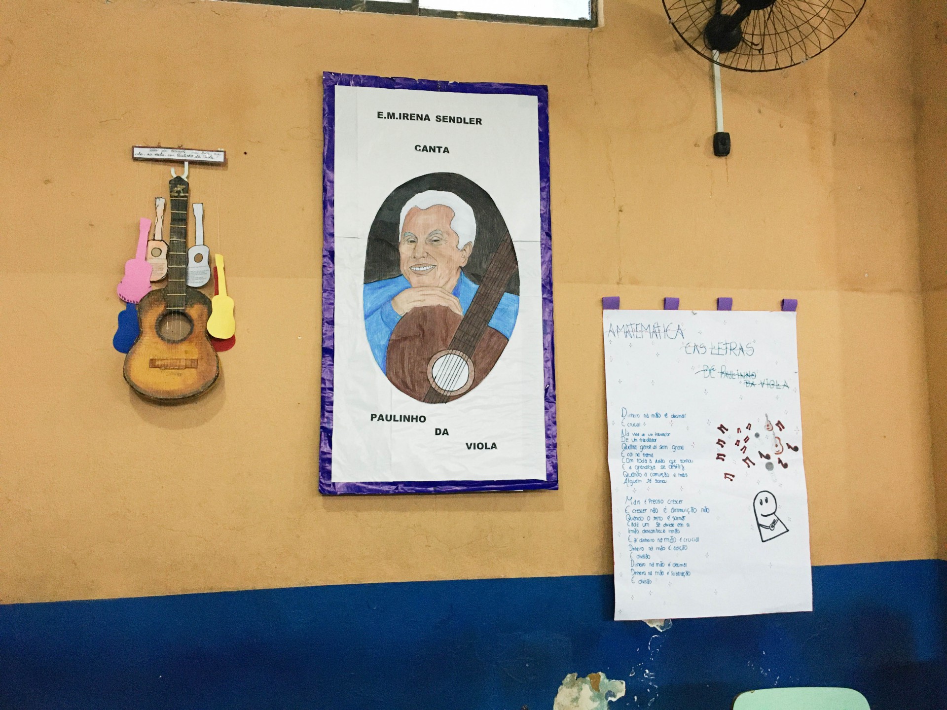 Estudantes realizaram vários trabalhos sobre a arte e a vida de Paulinho da Viola - TIAGO FERRAZ