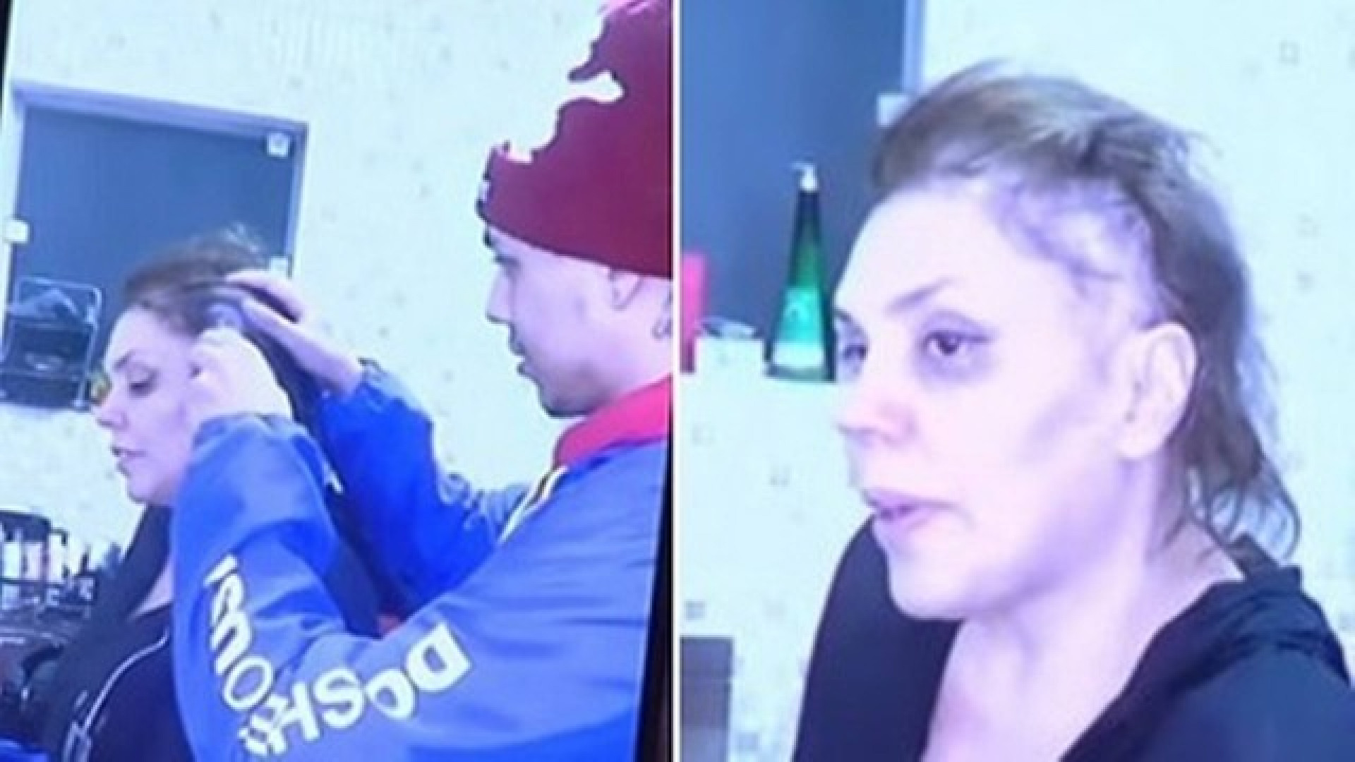 Simony mostra vídeo em que seu filho mais velho raspa sua cabeça por conta da queda de cabelos provocada pela quimioterapia - Reprodução Internet