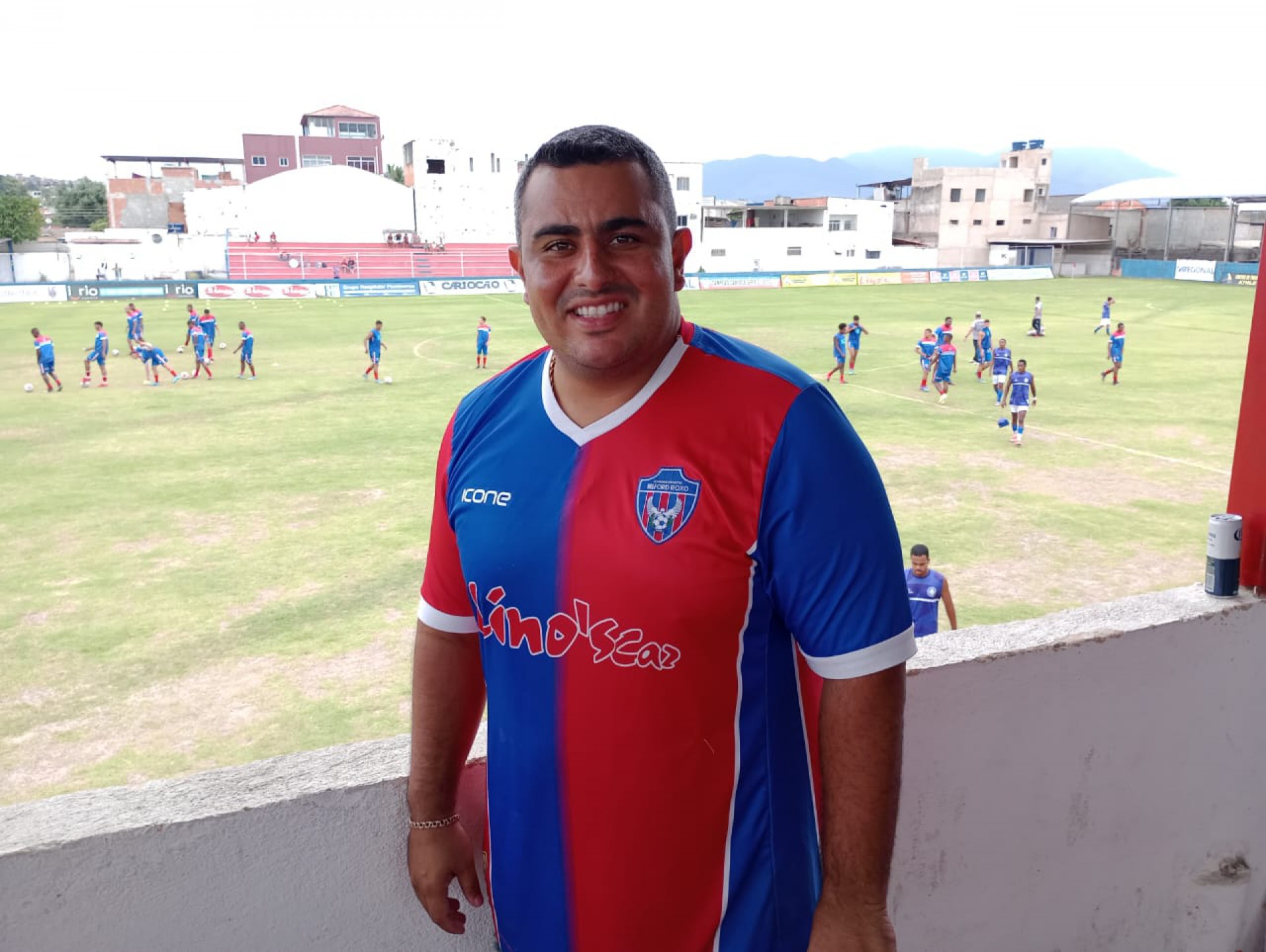 O presidente de Honra do clube, Rodrigo Gomes, destacou a import&acirc;ncia da vit&oacute;ria e da campanha para o povo de Belford Roxo - Divulga&ccedil;&atilde;o