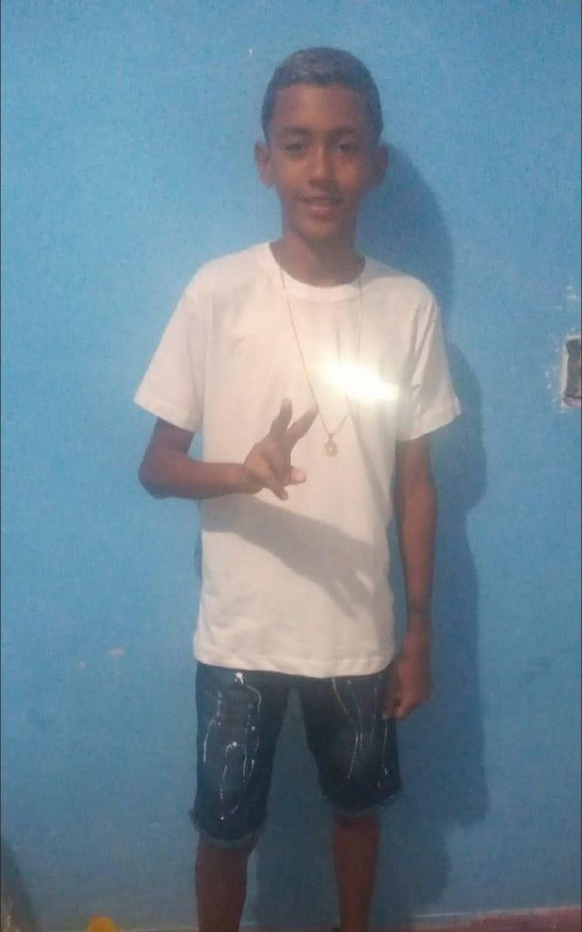 Lorenzo, de 14 anos, não resistiu aos ferimentos e morreu ainda no Complexo do Chapadão - Reprodução/Redes Sociais