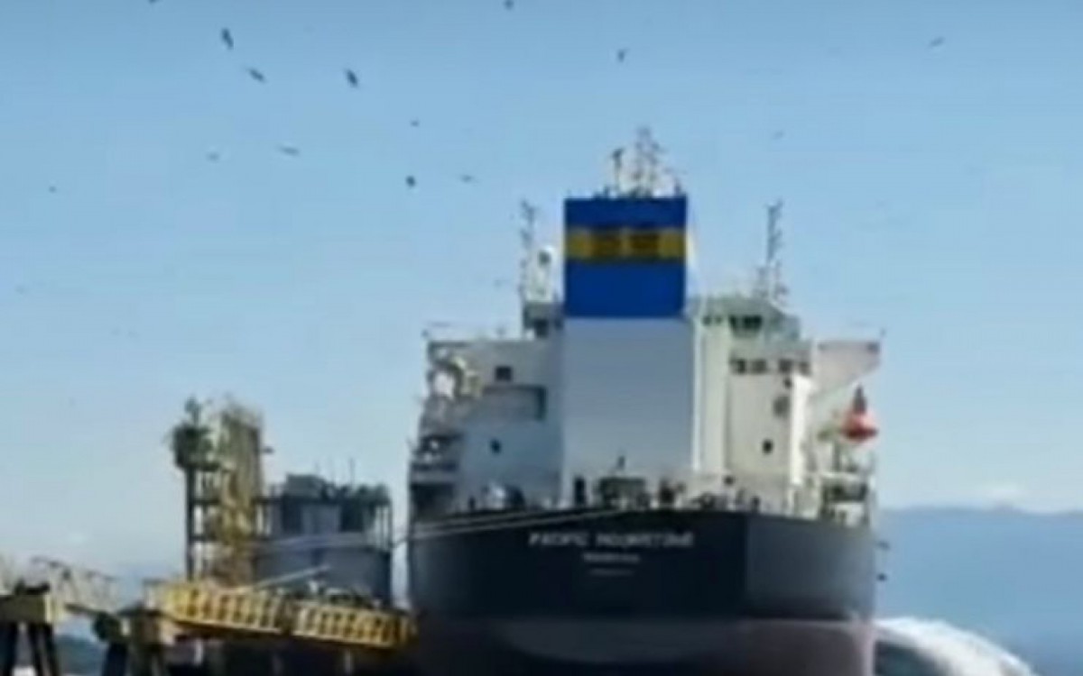 Vídeo gravado por pescadores locais flagrou o exato momento em que um navio, chamado Pacific Moonstone, despejando água de lavagem do navio nas águas da Baía de Guanabara