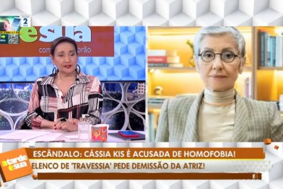 Sonia Abrão pede 'namorada' para Cássia Kis em 'Travessia' após fala homofóbica