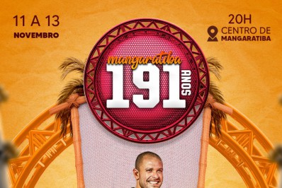 Aniversário de Mangaratiba com shows de Diogo Nogueira, João Lucas e Marcelo