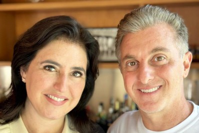 Luciano Huck posta foto com Simone Tebet: 'Por um Brasil mais eficiente'
