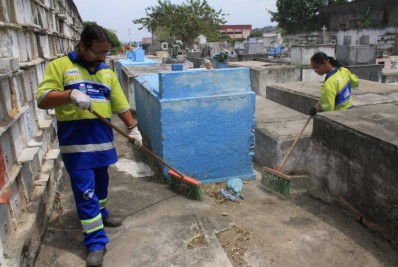 Prefeitura prepara cemitérios para o Dia de Finados