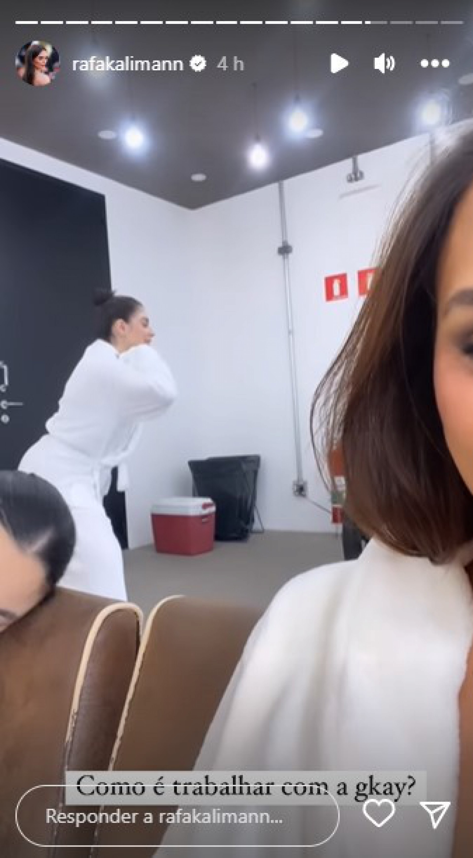 Rafa Kalimann mostra bastidores de campanha com GKay - Reprodução Internet 