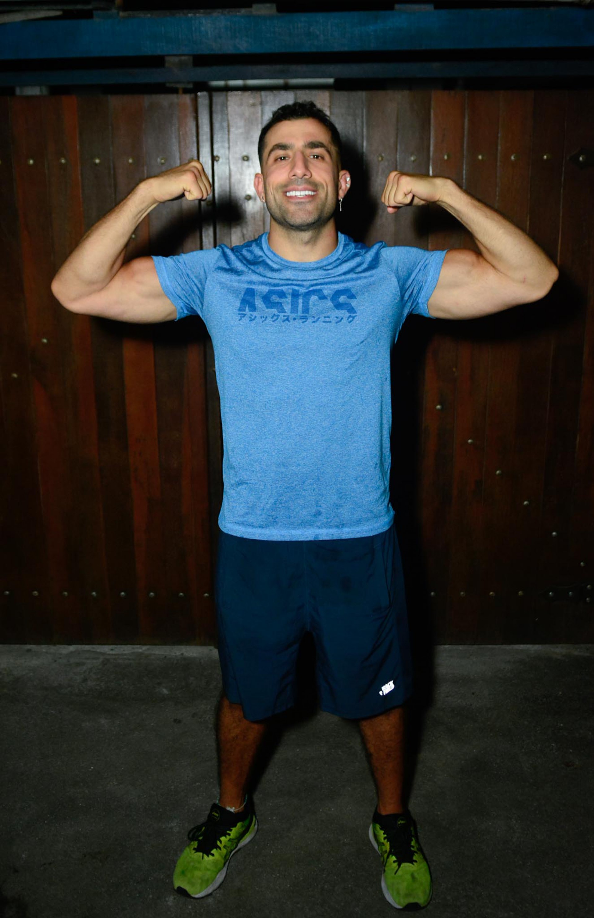 Ator Kaysar Dadour durante confraternização do elenco de 'Cara e Coragem' - Webert Belicio / Ag News