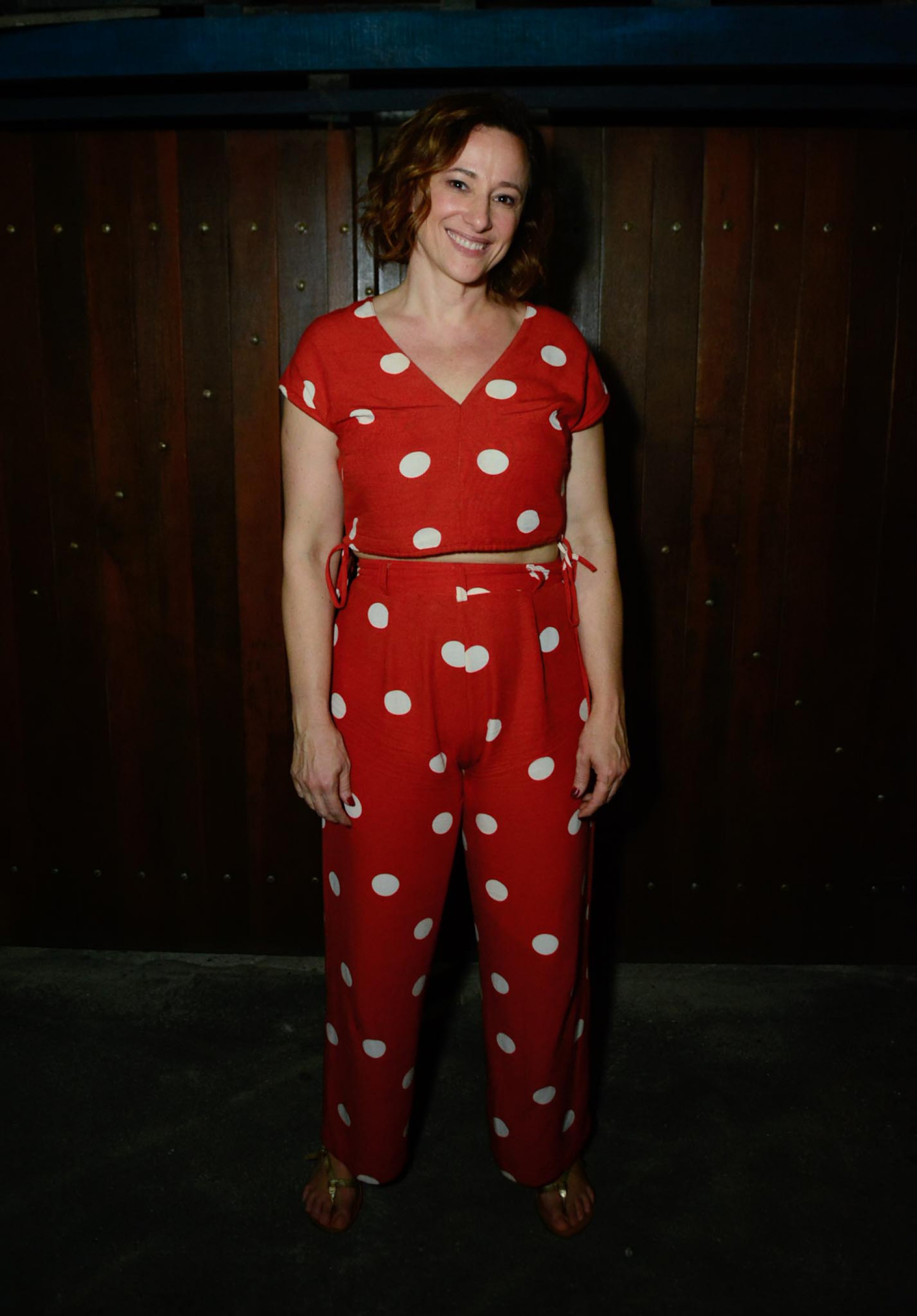 Atriz Paula Braun durante confraternização do elenco de 'Cara e Coragem' - Webert Belicio / Ag News