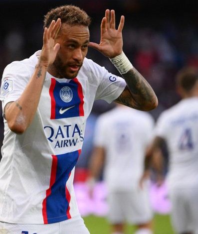 Neymar marcou na vitória do PSG sobre o Troyes, de virada, por 3 a 2