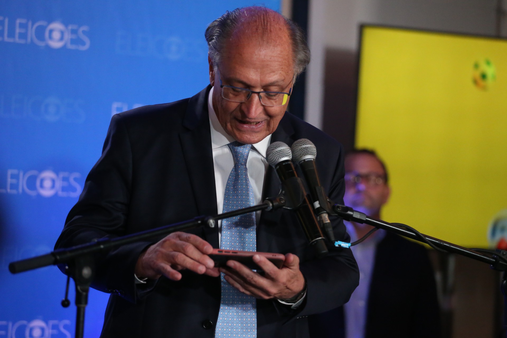 Lula n&atilde;o participou da coletiva e foi representado por seu vice, Geraldo Alckmin  - Cl&eacute;ber Mendes/Ag&ecirc;ncia O Dia