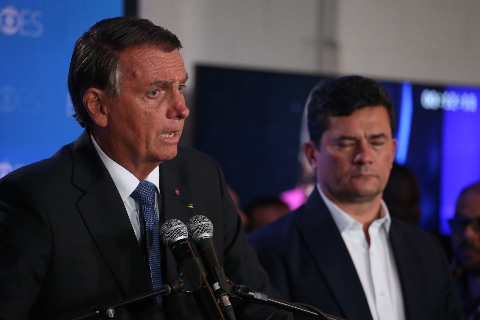 Os candidatos à presidência da Republica se enfrentam neste ultimo debate 2° turno da campanha presidencial nesta sexta-feira(28). Na foto: Jair Messias Bolsonaro - Cléber Mendes/Agência O Dia