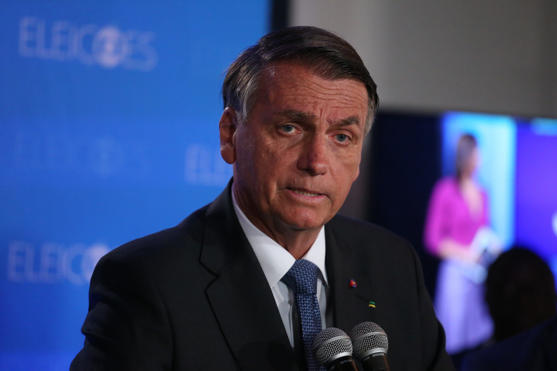 Jair Bolsonaro em coletiva de imprensa - Cl&eacute;ber Mendes/Ag&ecirc;ncia O Dia