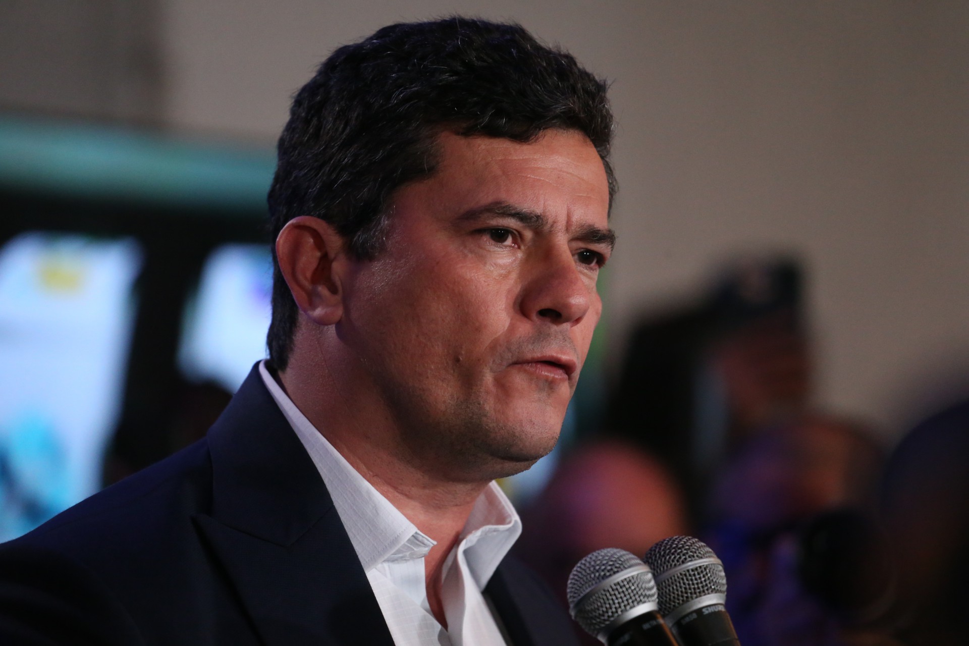 S&eacute;rgio Moro vota em Curitiba - Cl&eacute;ber Mendes/Ag&ecirc;ncia O Dia