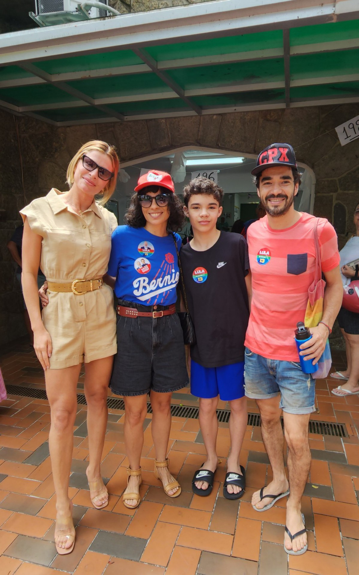 Grazi Massafera, Maria Ribeiro e Caio Blat