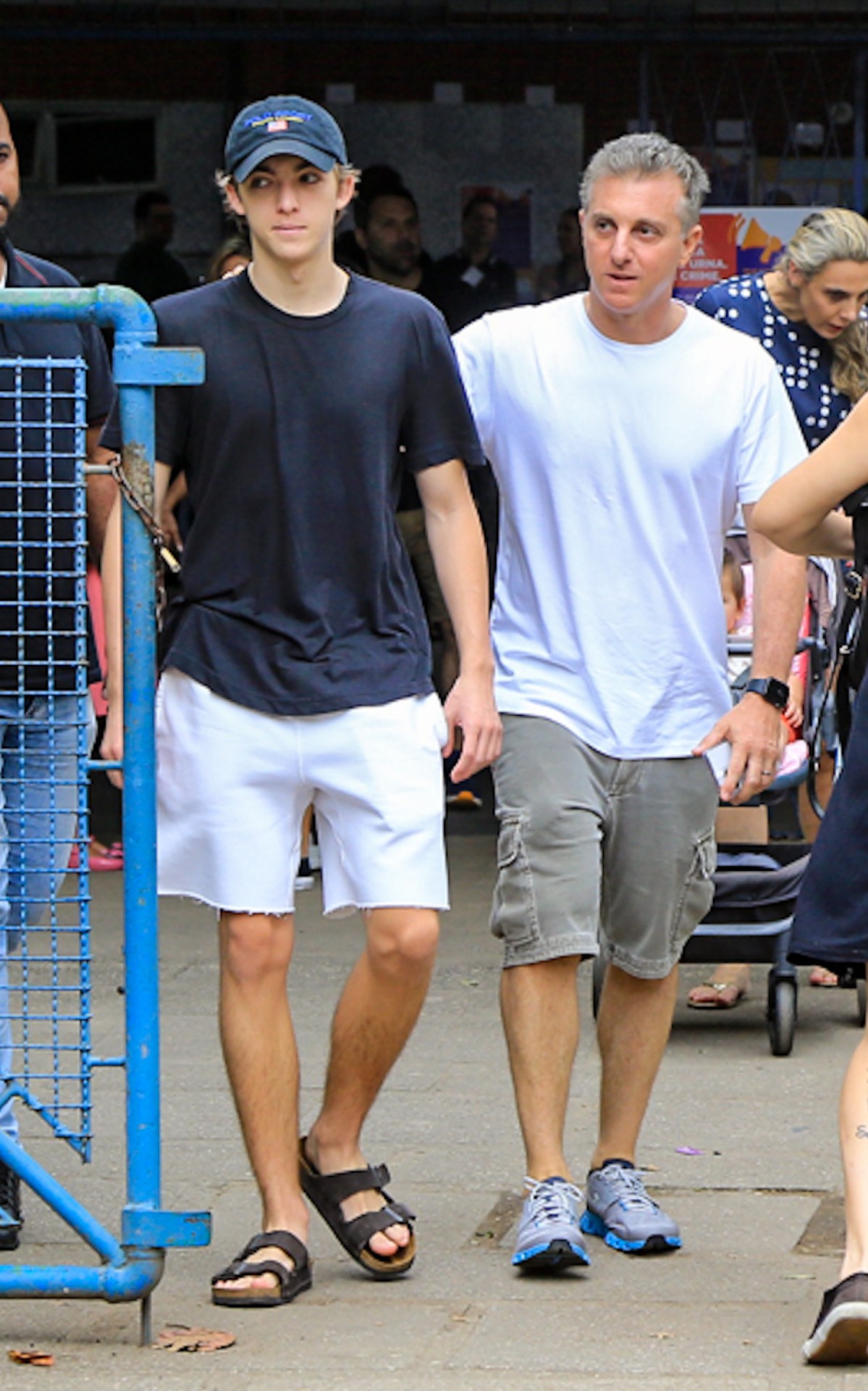 Luciano Huck e o filho, Joaquim