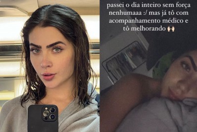 Jade Picon preocupa fãs ao dizer que está doente: 'Acordei bem fraca'